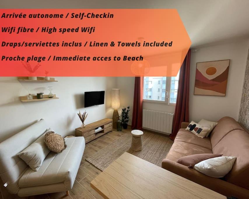 Magnifique Studio Calais Plage Экстерьер фото